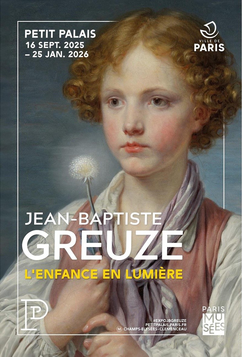 Exposition Collections privées affiche expo Jean-Baptiste Greuze