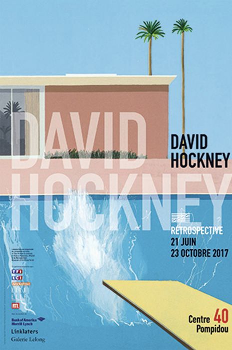 affiche expo david Hockney 25
