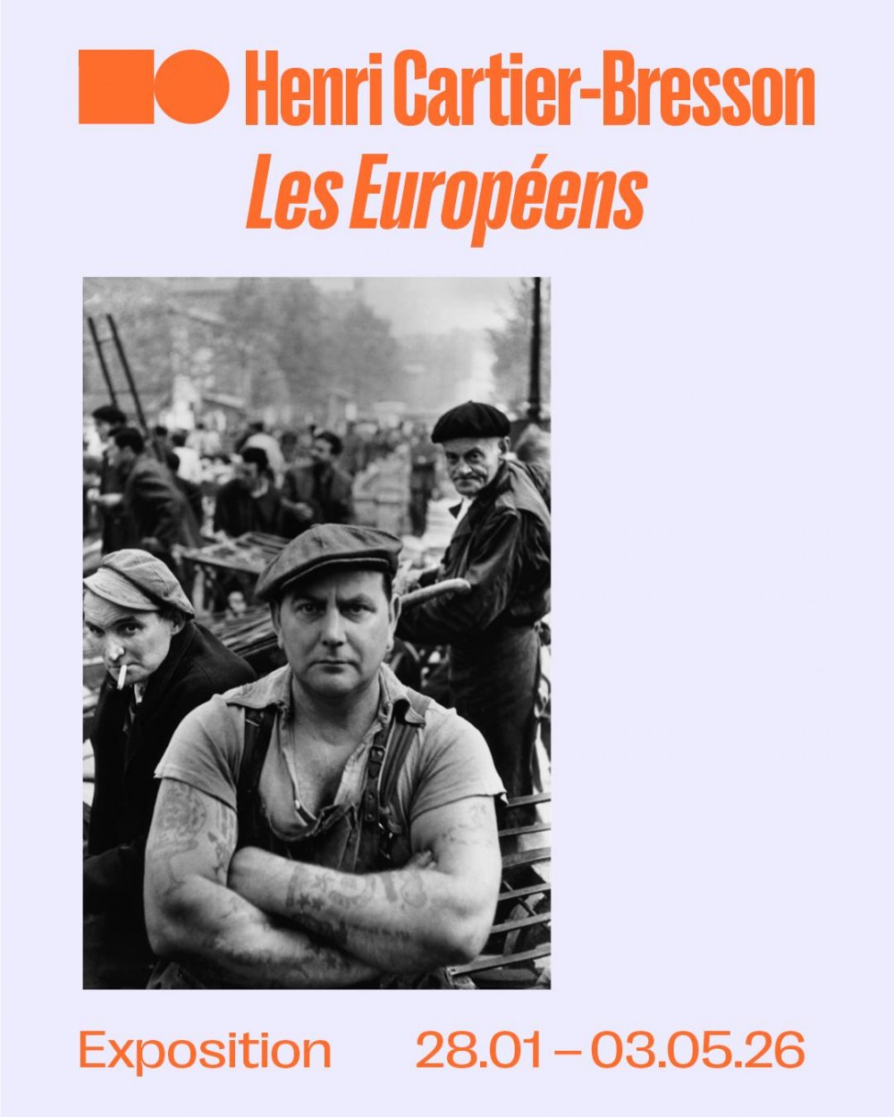 Exposition Collections privées affiche expo Henri Cartier-Bresson